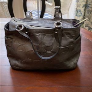 Coach leather purse